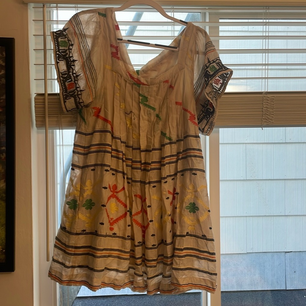 Cute free people embroidery dress